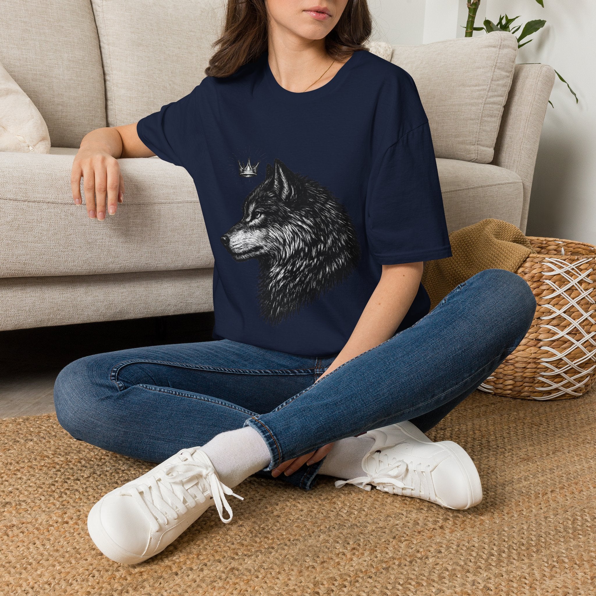 Crown Wolf  T-Shirt