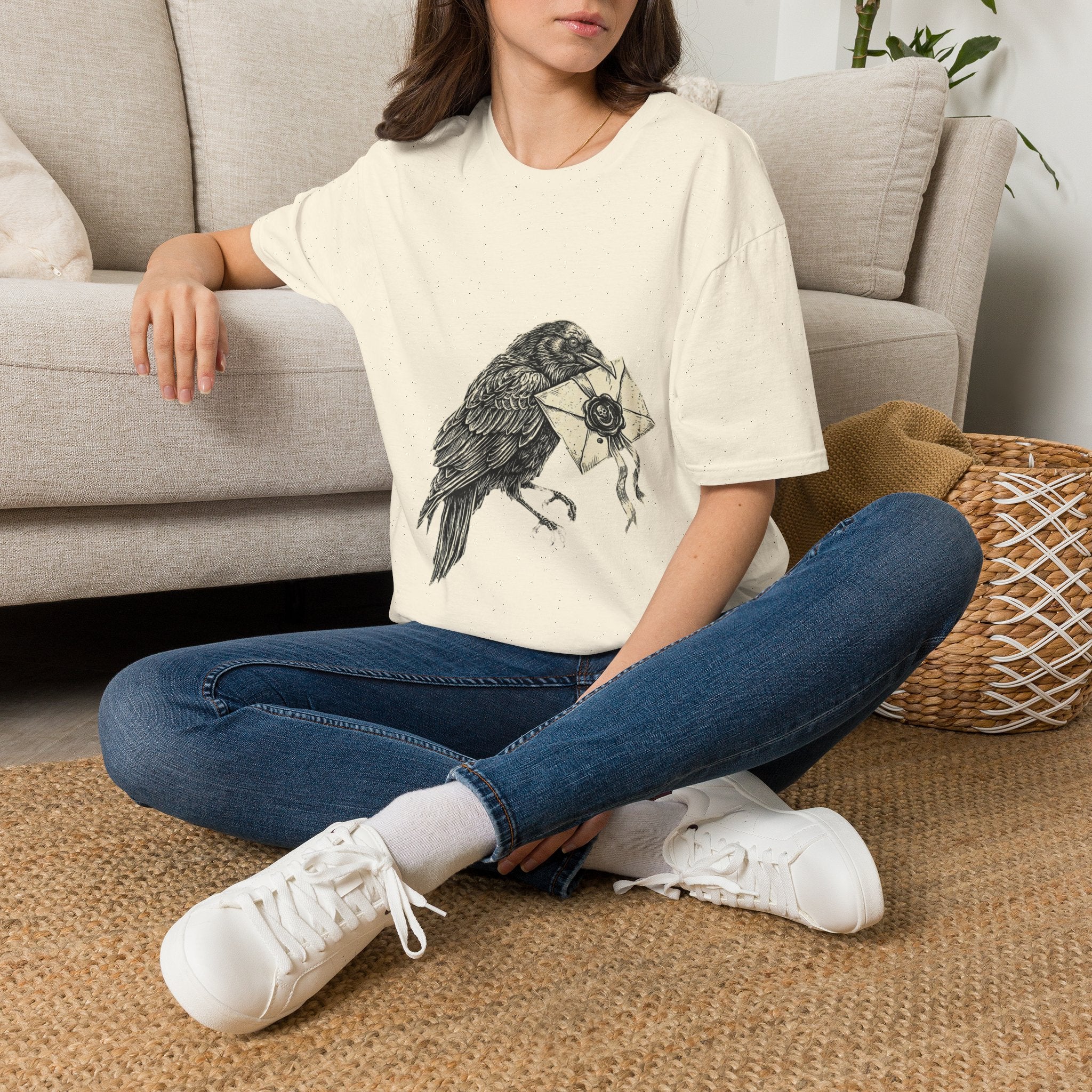 Raven with Sealed Letter T-Shirt