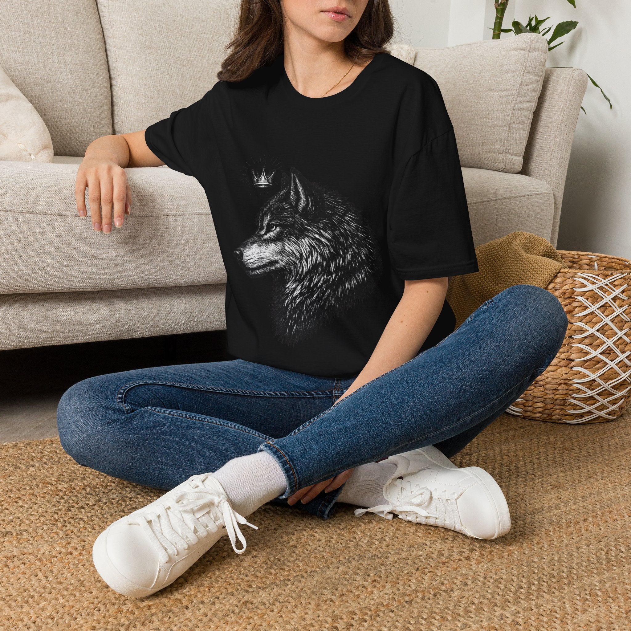 Crown Wolf  T-Shirt