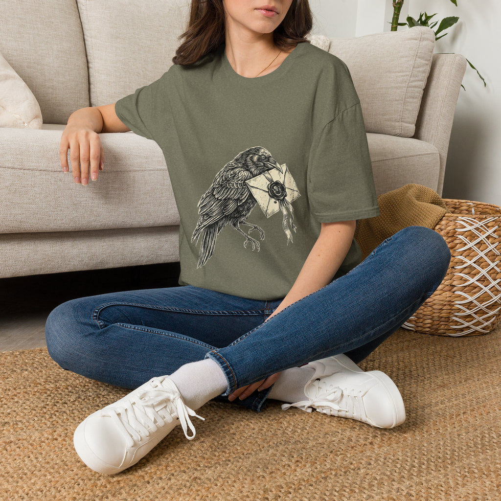 Raven with Sealed Letter T-Shirt