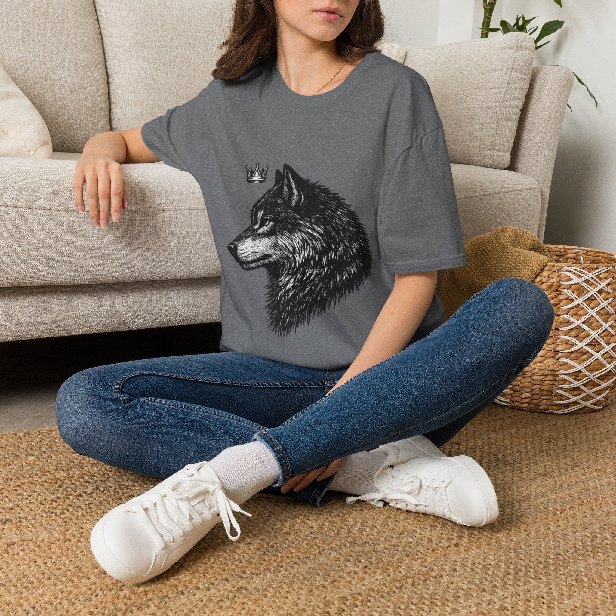 Crown Wolf  T-Shirt