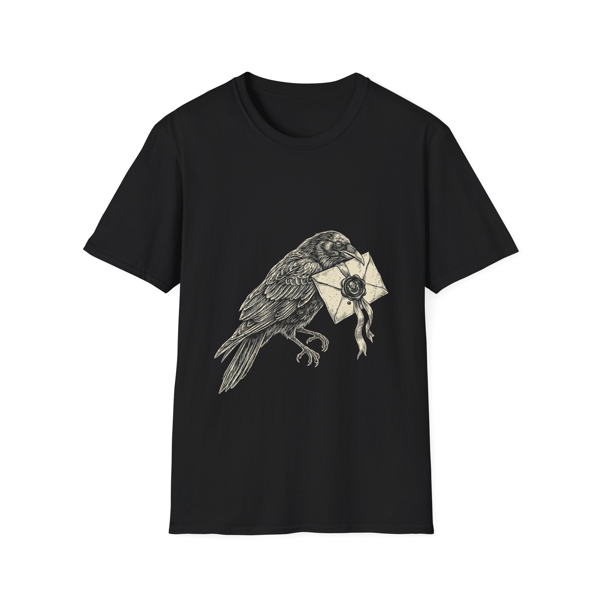 Raven with Sealed Letter T-Shirt