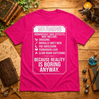 Romantasy Side Effects Warning T-Shirt