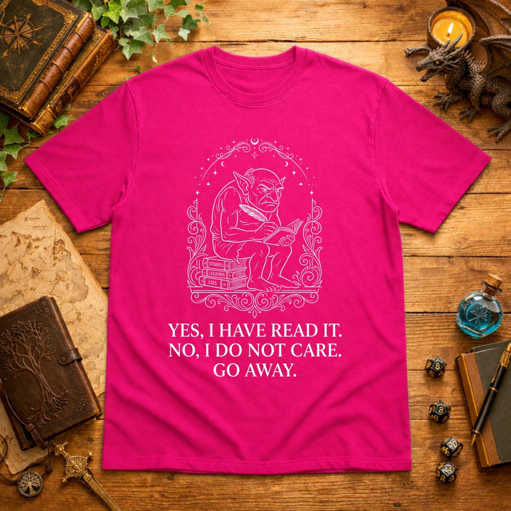 Grumpy Reading Goblin T-Shirt
