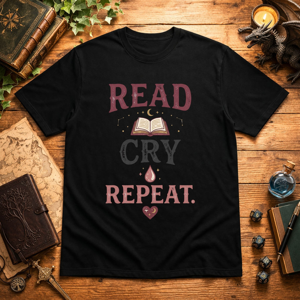 Read, Cry, Repeat T-Shirt