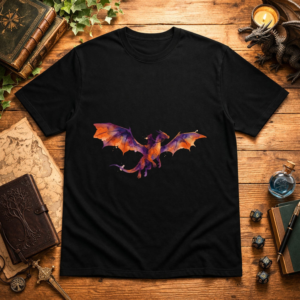 Watercolor Dragon Wings T-Shirt