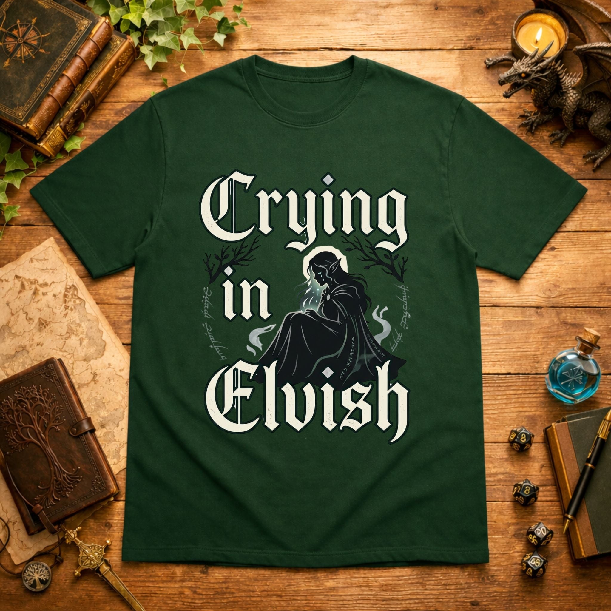 Crying I'm Elvish T-Shirt