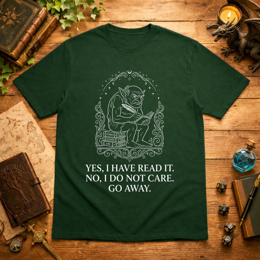 Grumpy Reading Goblin T-Shirt