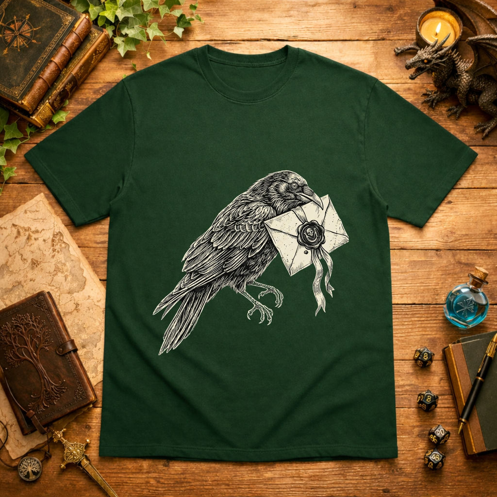Raven with Sealed Letter T-Shirt