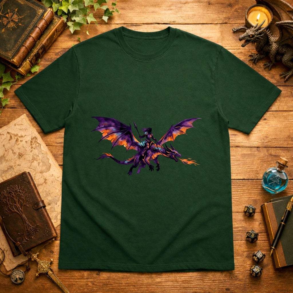 Rider on Fiery Dragon T-Shirt