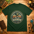 Highlands Mountain Patrol Dragon Rider T-Shirt | Vintage Adventure Logo