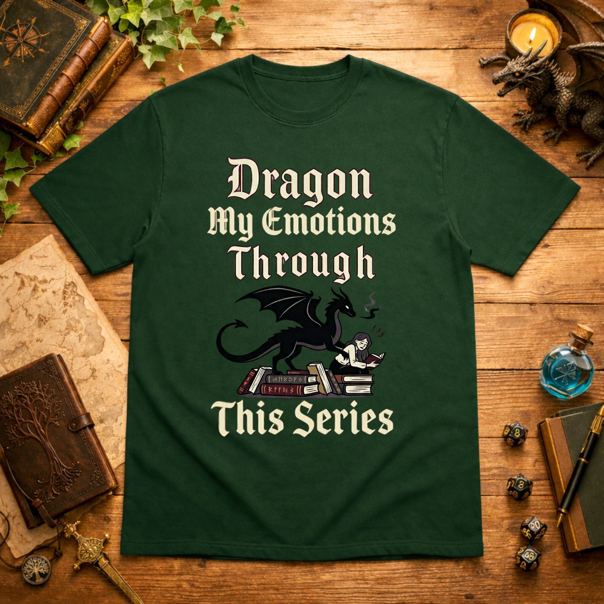 Dragon My Emotions Through T-Shirt