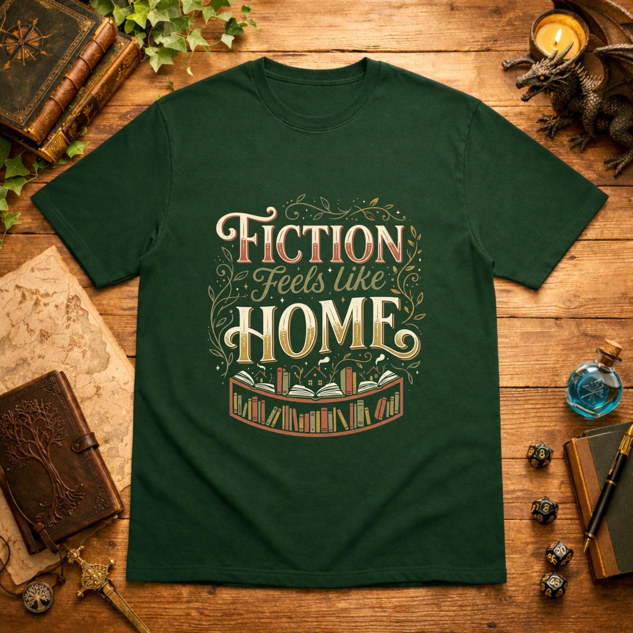 Fiction Feels Like Home T-Shirt