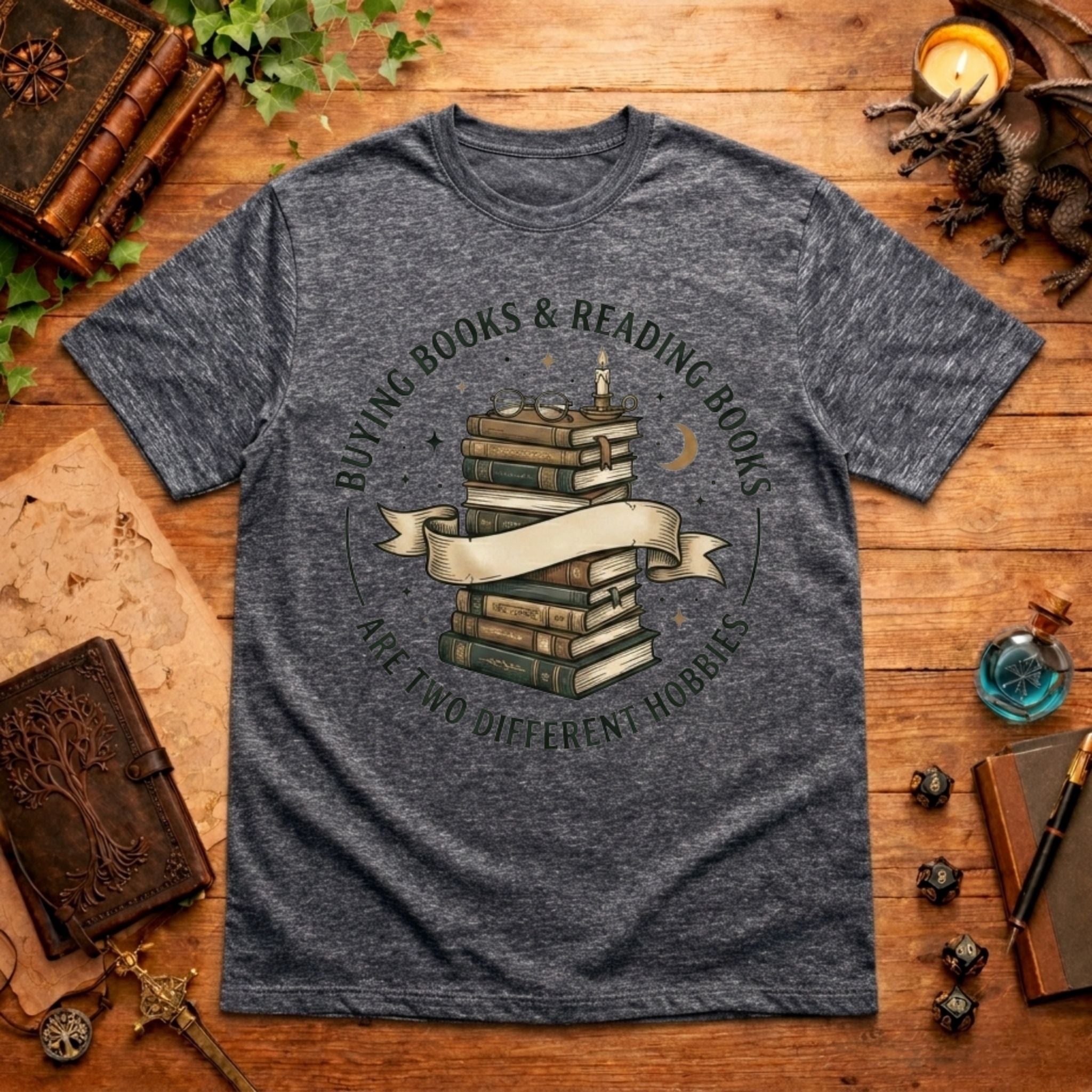 Buying Books & Reading Books T-Shirt