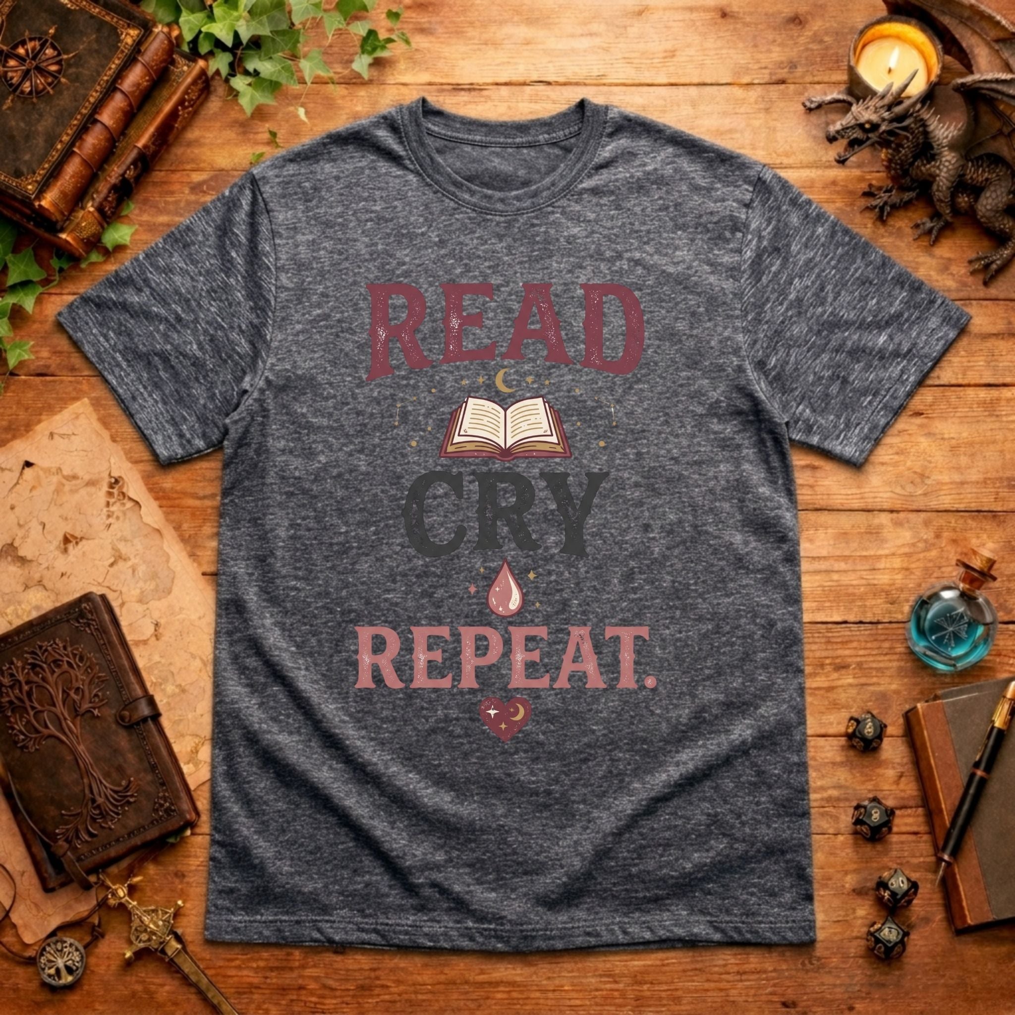Read, Cry, Repeat T-Shirt