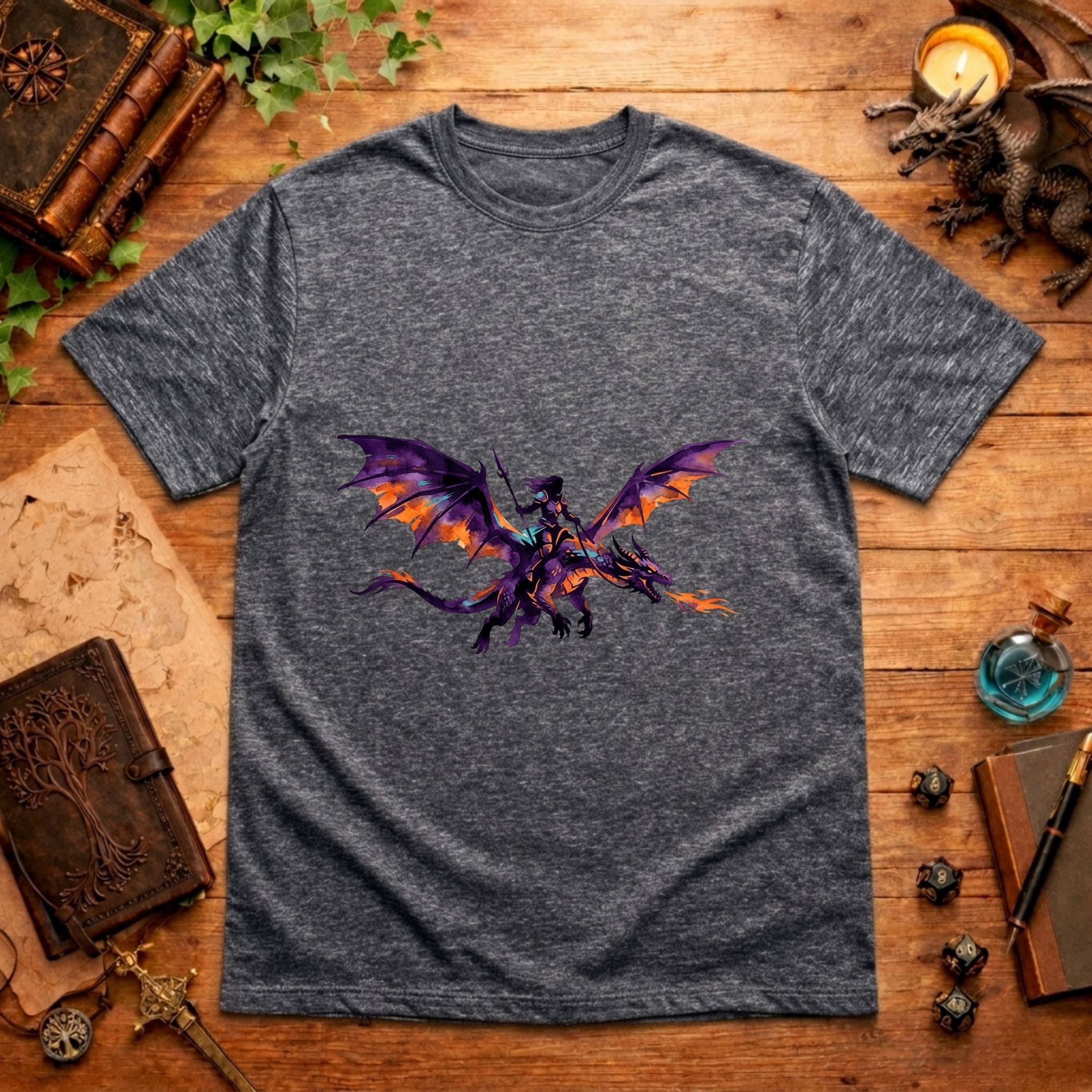 Rider on Fiery Dragon T-Shirt