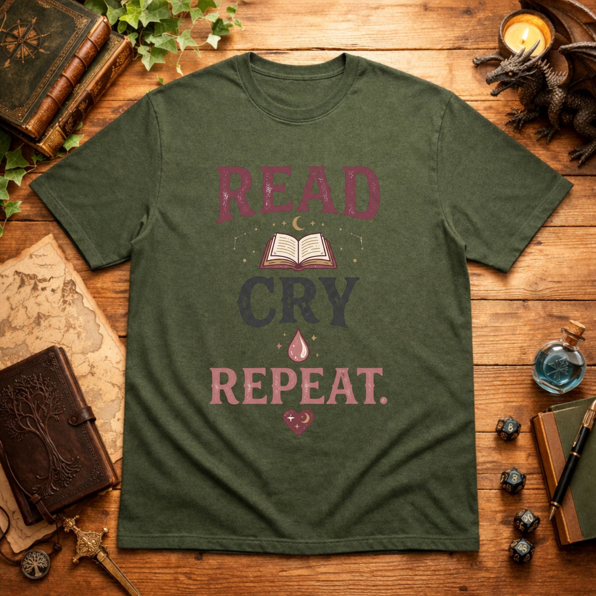 Read, Cry, Repeat T-Shirt