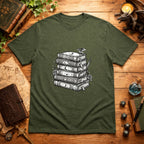 Stacked Fantasy Books T-Shirt