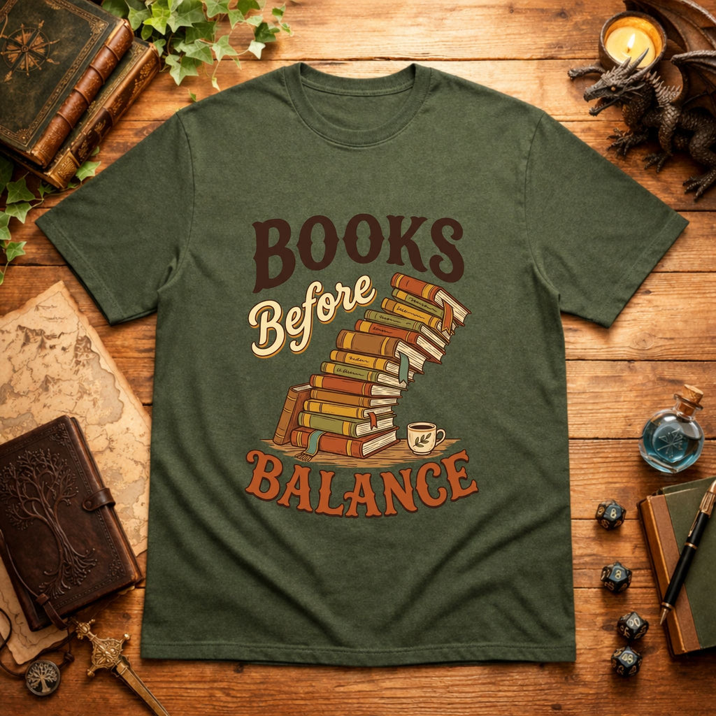 Books Before Balance T-Shirt