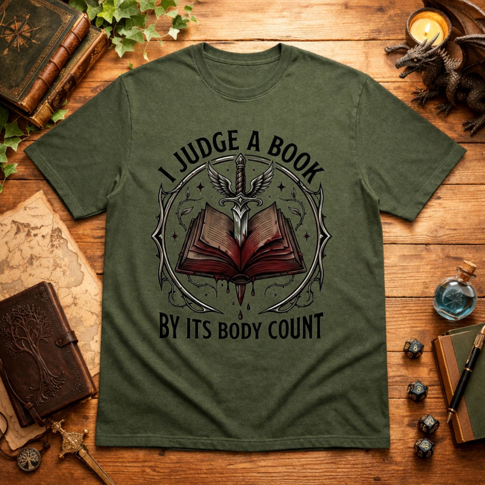 I Judge a Book by Its Body Count T-Shirt