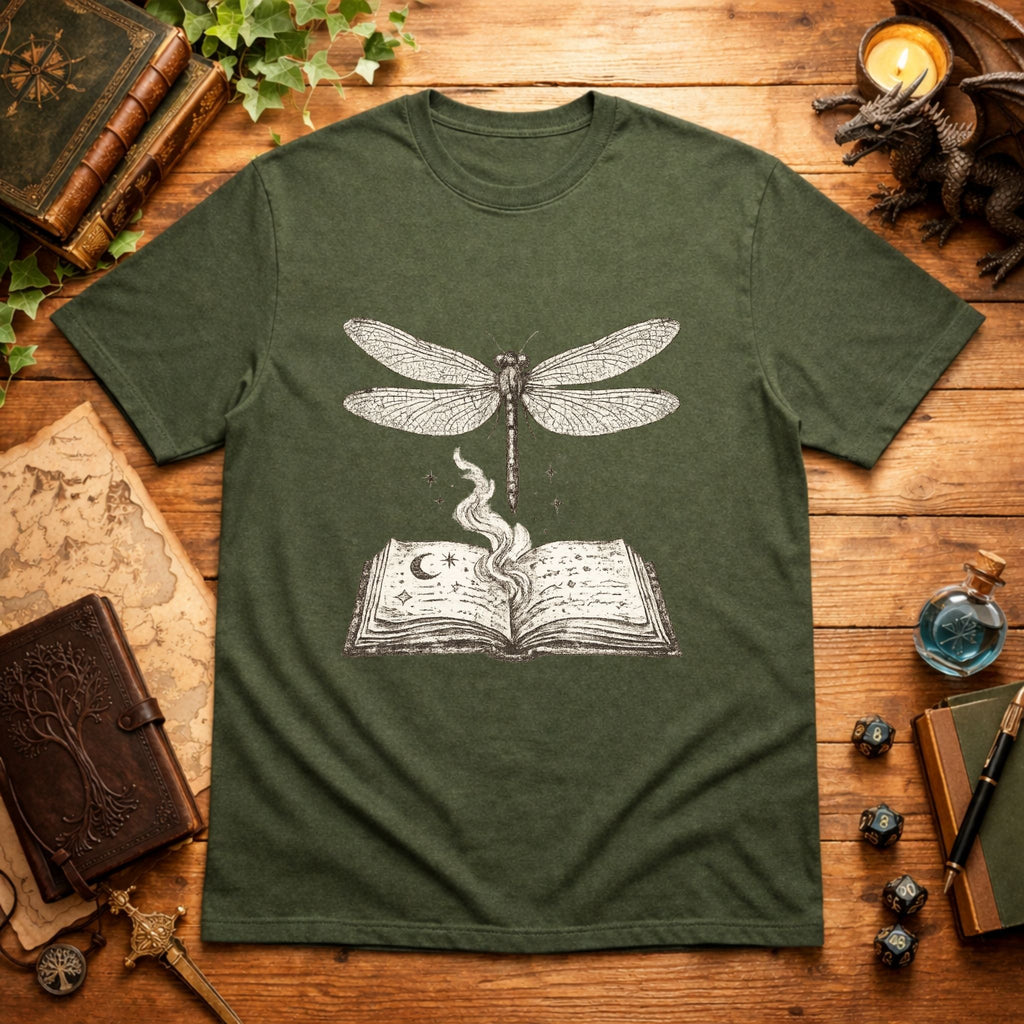 Dragonfly Spellbook T-Shirt