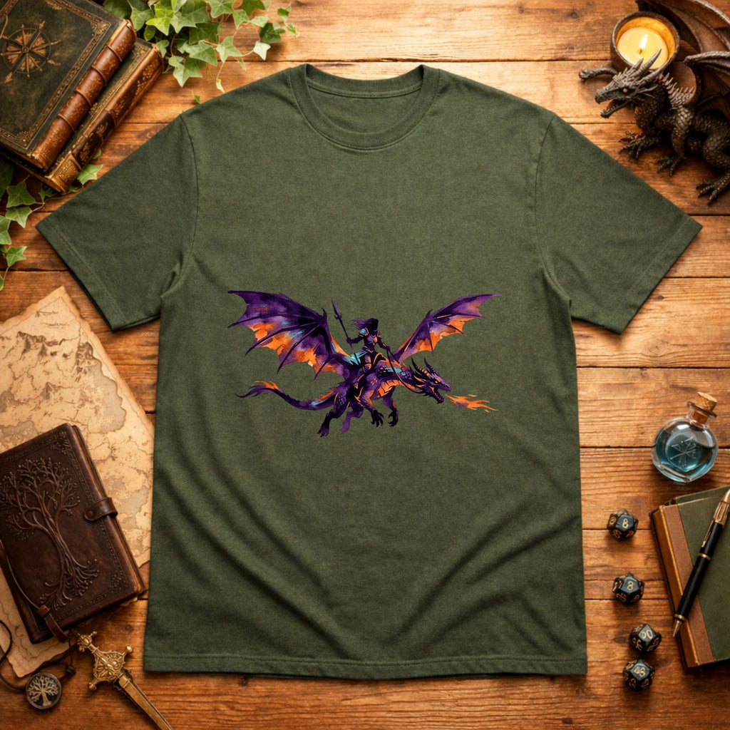 Rider on Fiery Dragon T-Shirt