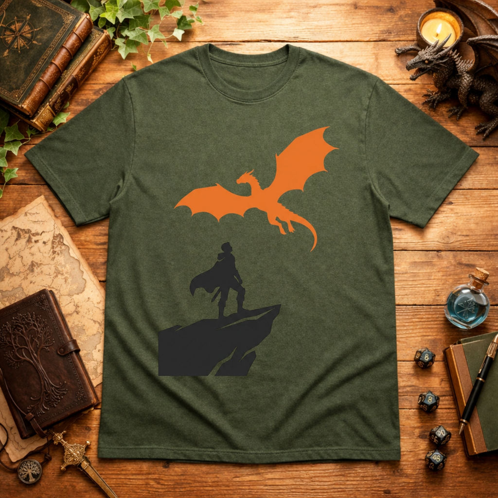 Dragon Rider on Cliff T-Shirt