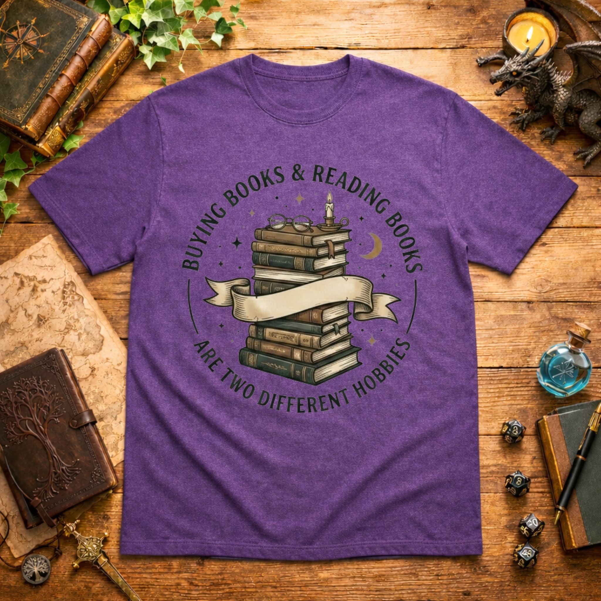 Buying Books & Reading Books T-Shirt