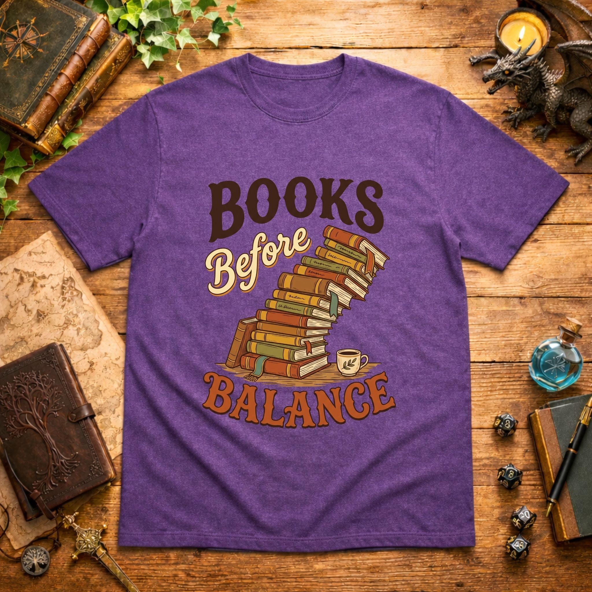 Books Before Balance T-Shirt