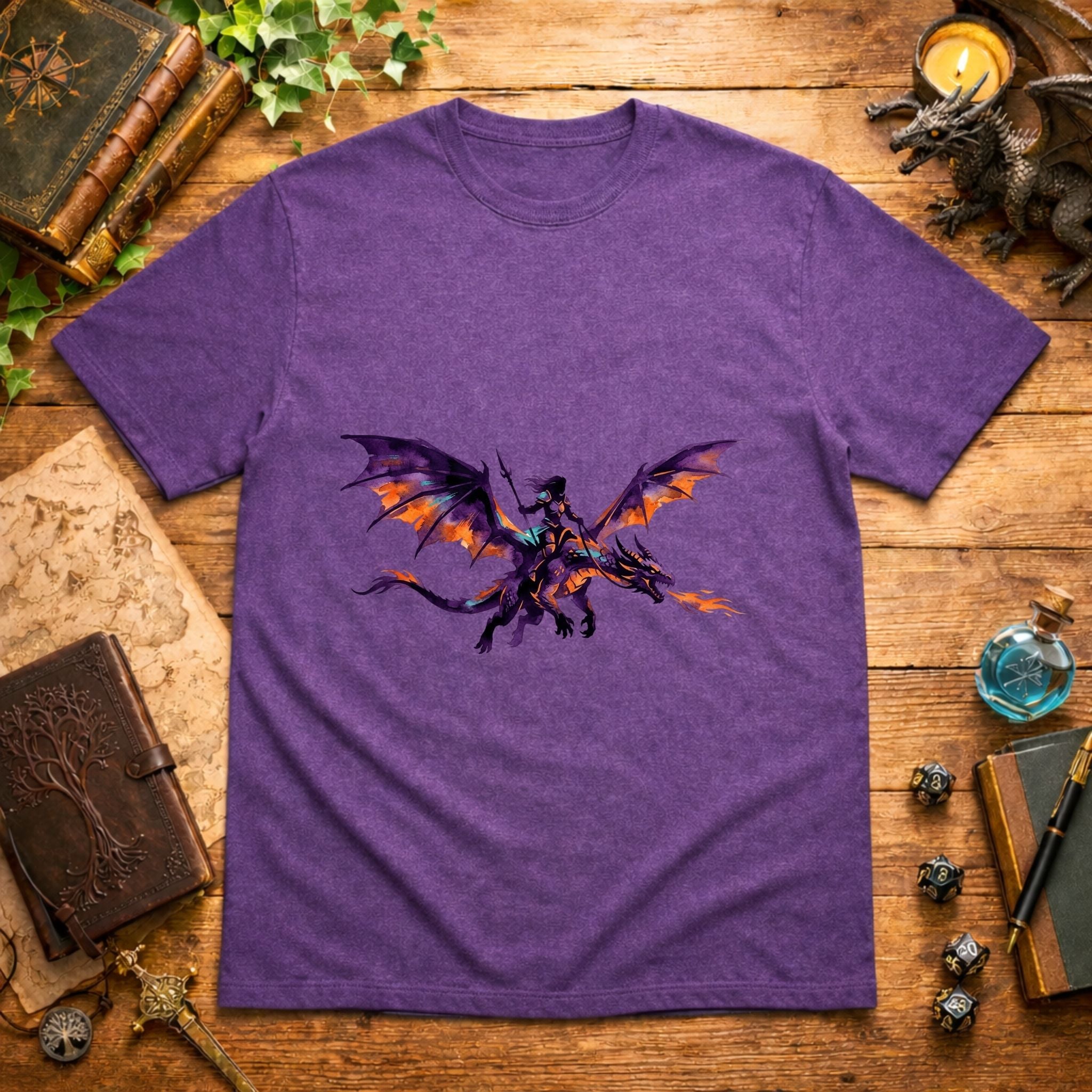 Rider on Fiery Dragon T-Shirt