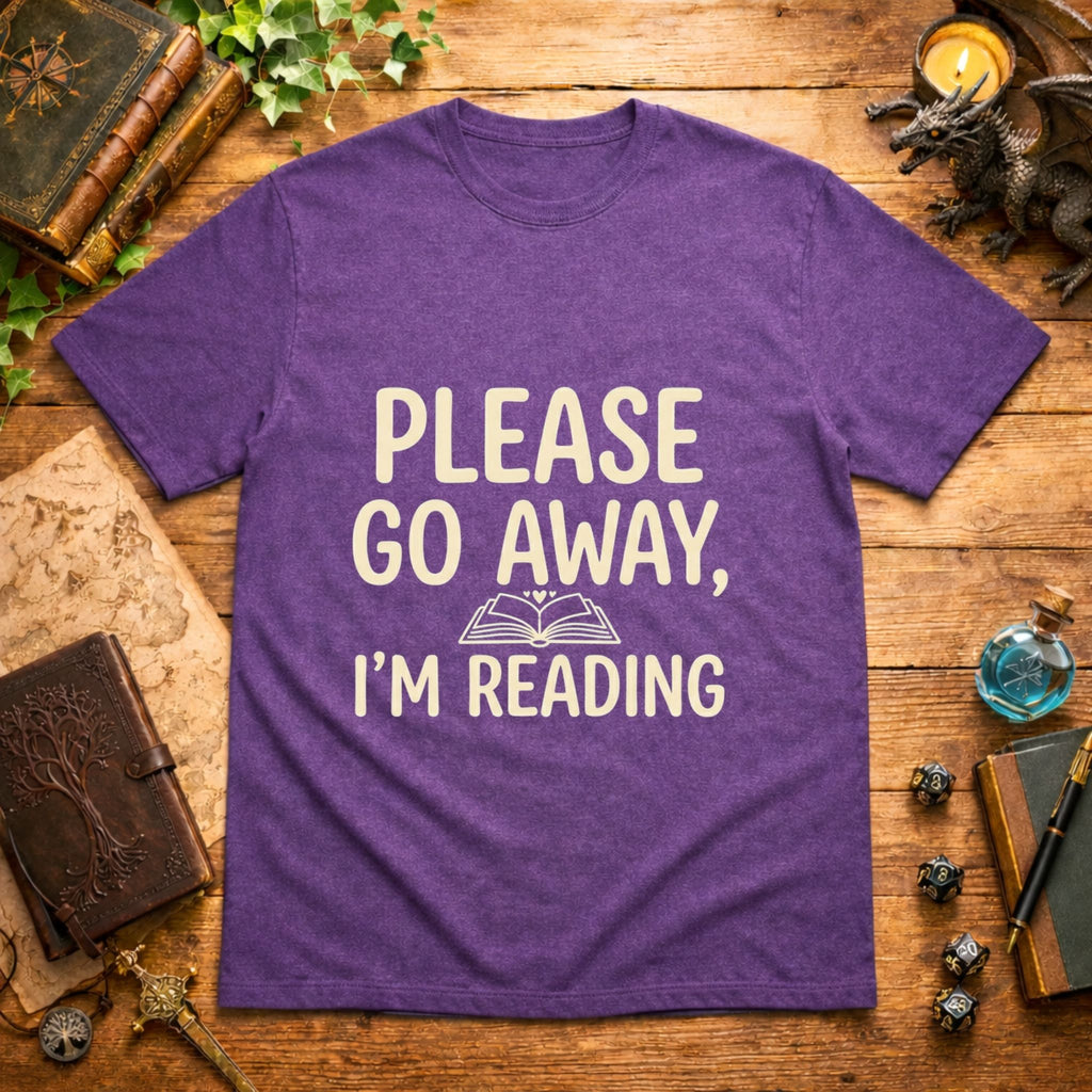 Please Go Away I'm Reading T-Shirt