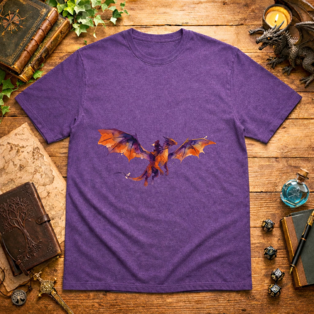 Watercolor Dragon Wings T-Shirt