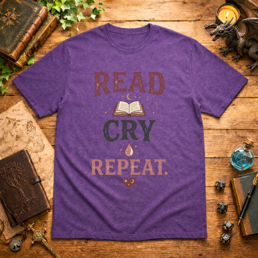 Read, Cry, Repeat T-Shirt