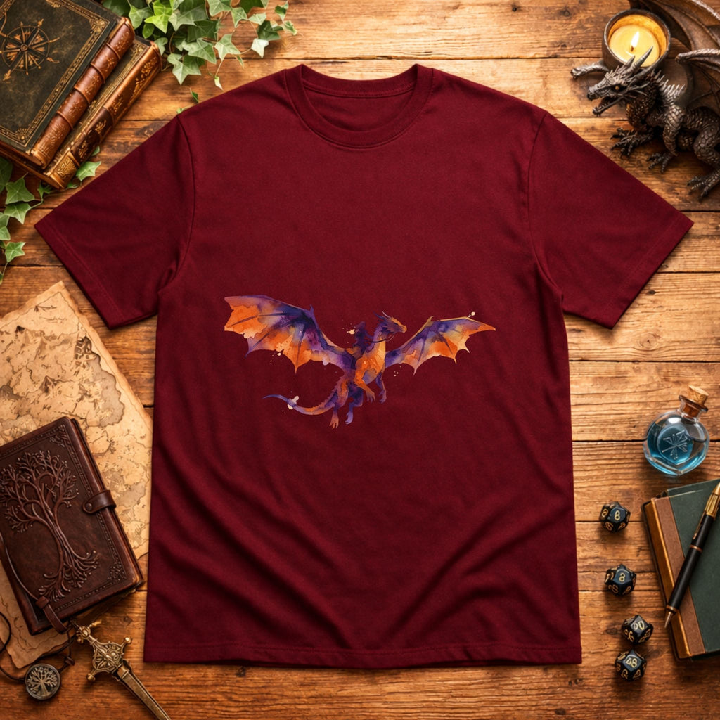 Watercolor Dragon Wings T-Shirt