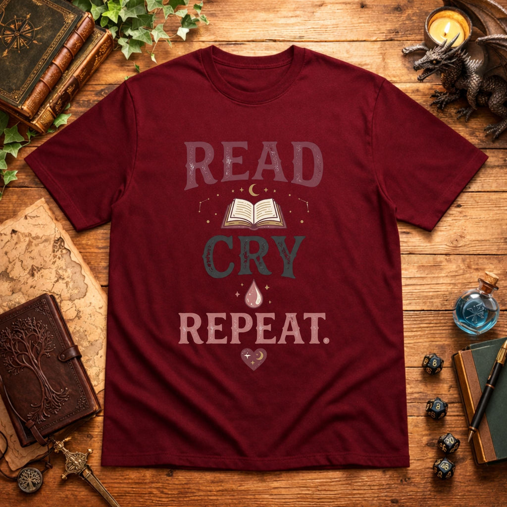 Read, Cry, Repeat T-Shirt
