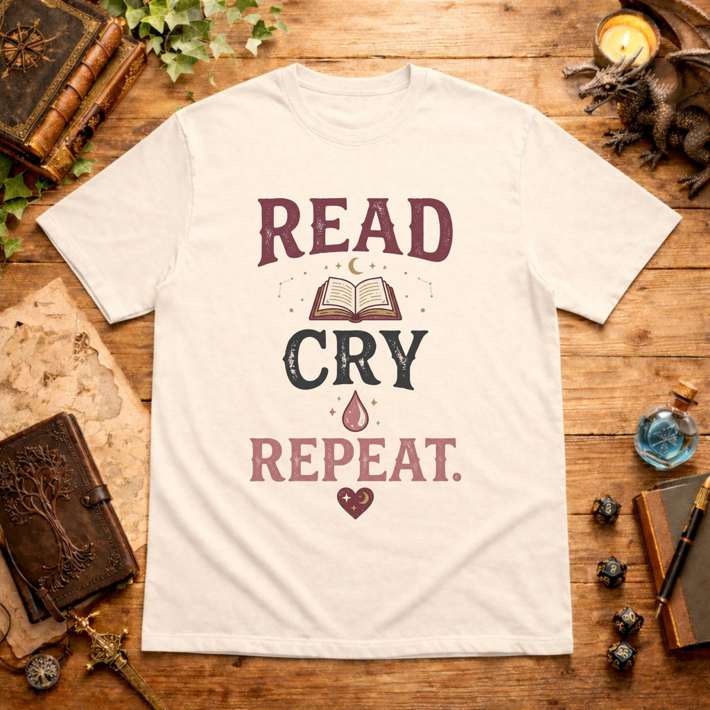 Read, Cry, Repeat T-Shirt