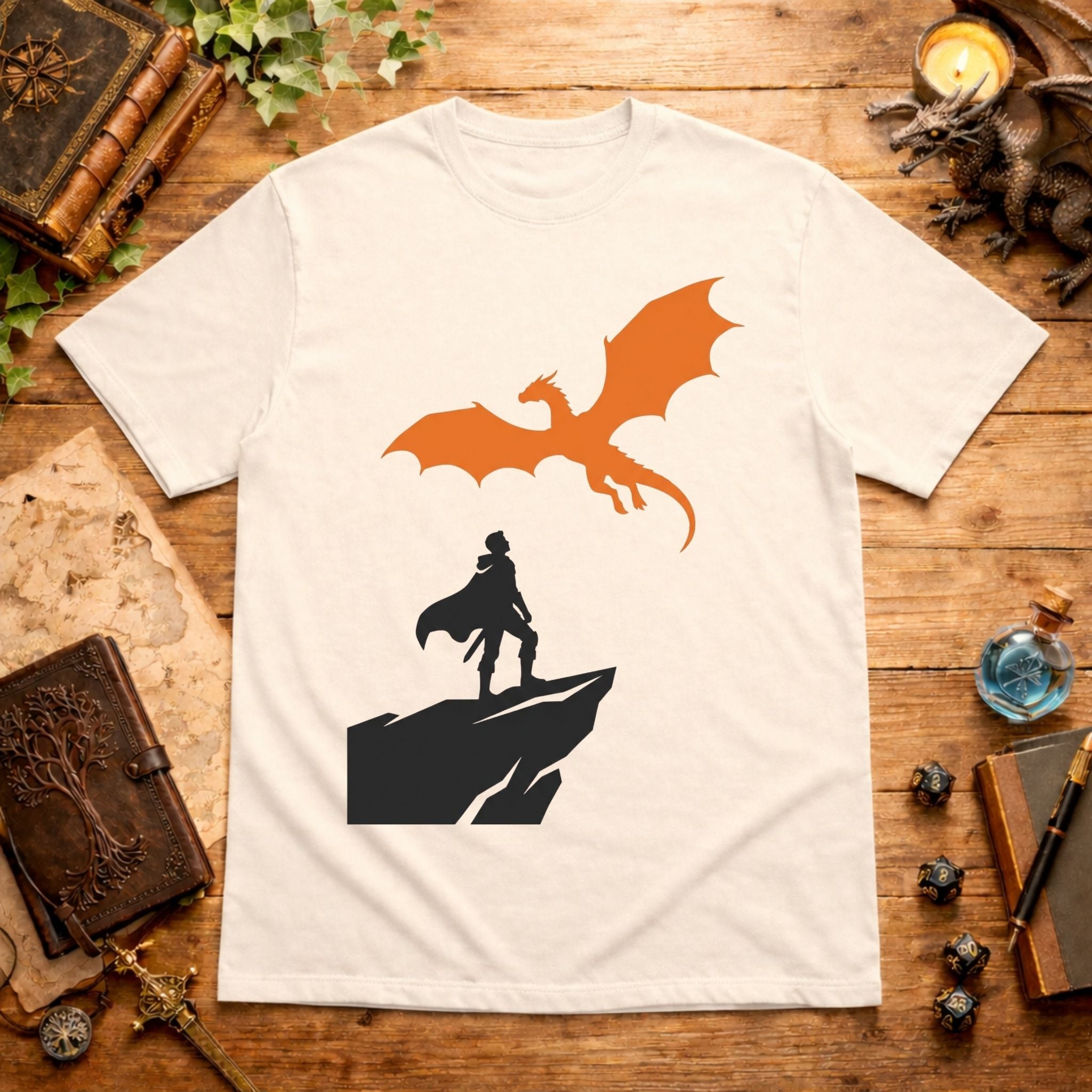 Dragon Rider on Cliff T-Shirt