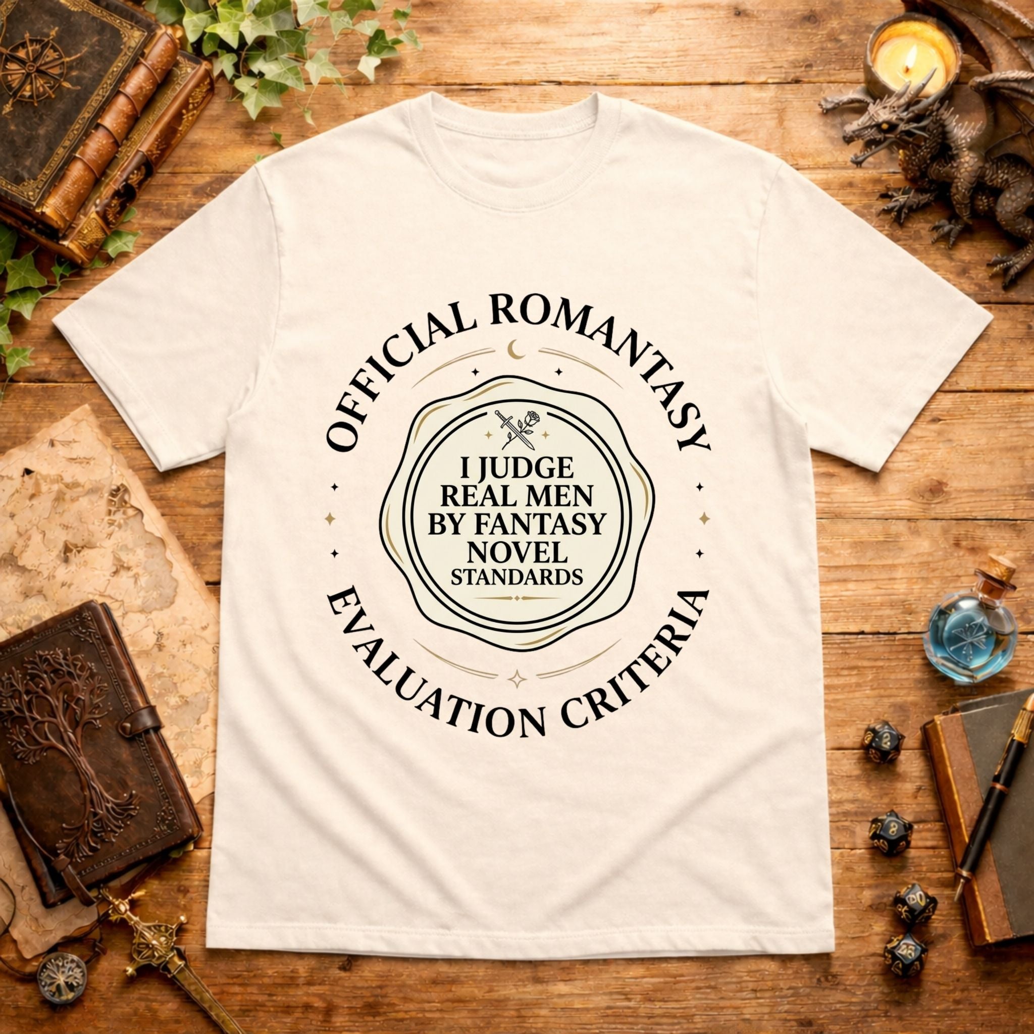 Romantasy Stamp T‑Shirt