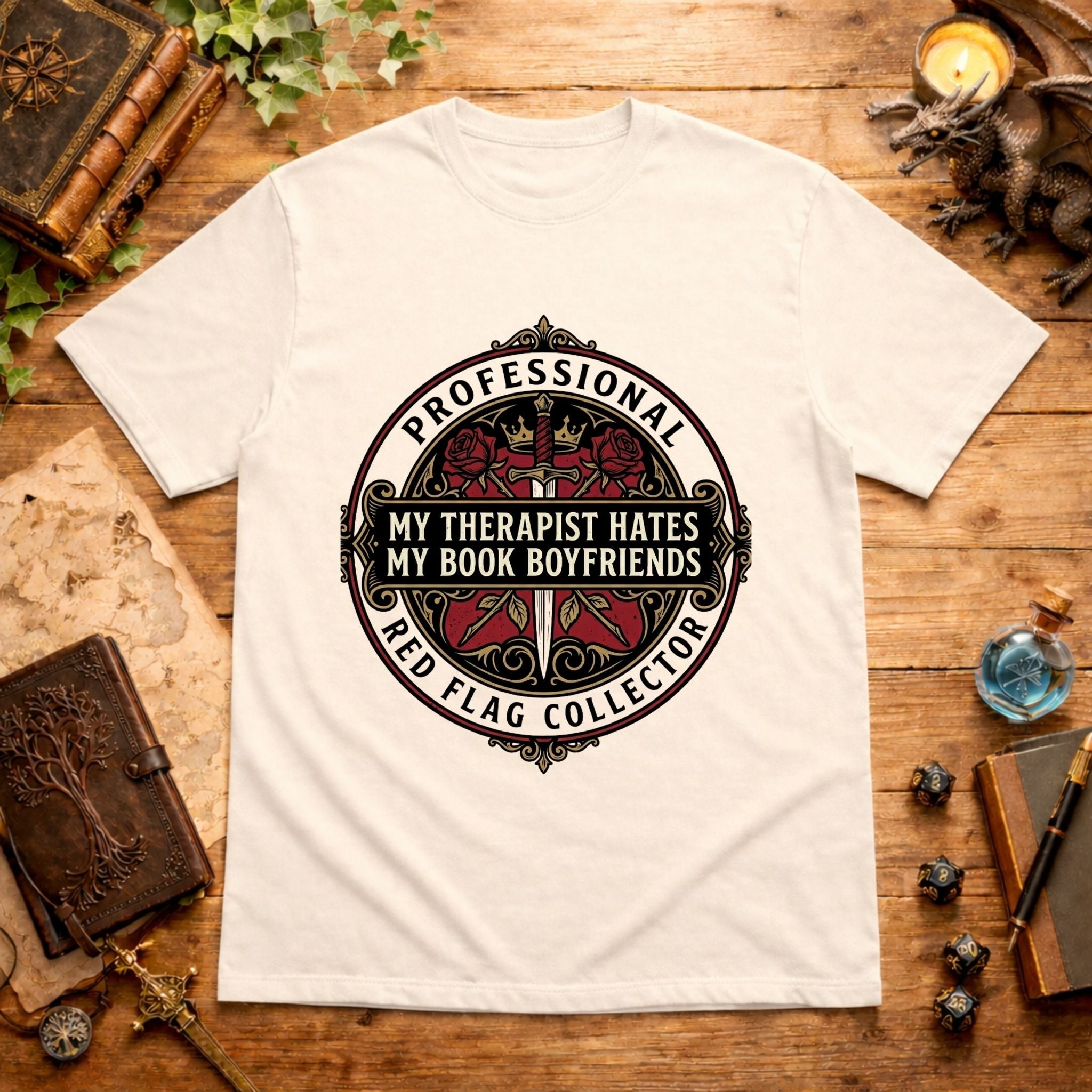 My Therapist Hates My Book Boyfriends T-Shirt