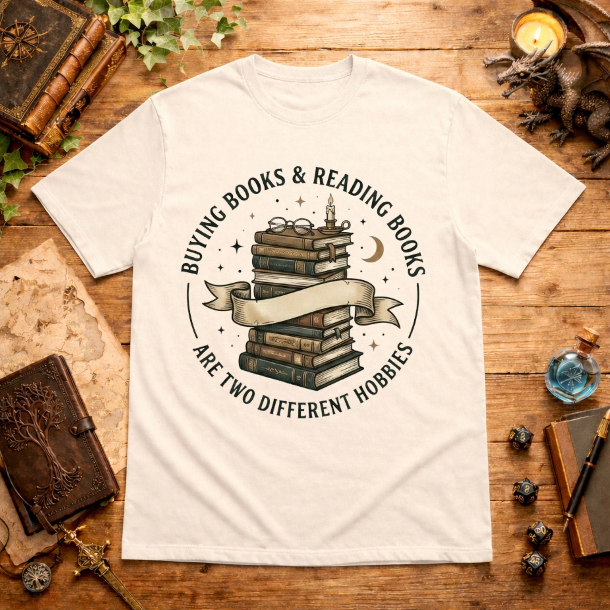 Buying Books & Reading Books T-Shirt