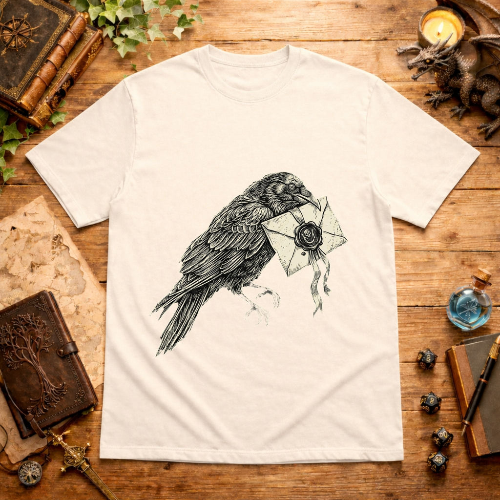 Raven with Sealed Letter T-Shirt