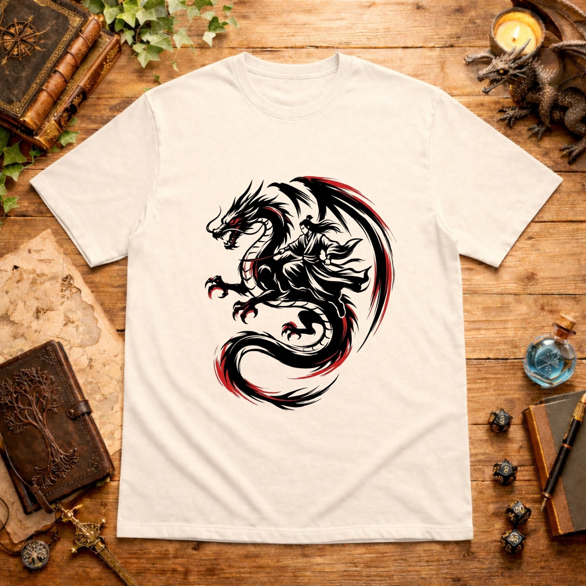 Black Red Dragon T-Shirt