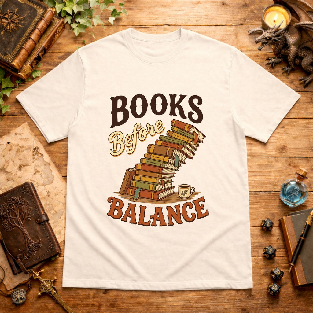 Books Before Balance T-Shirt