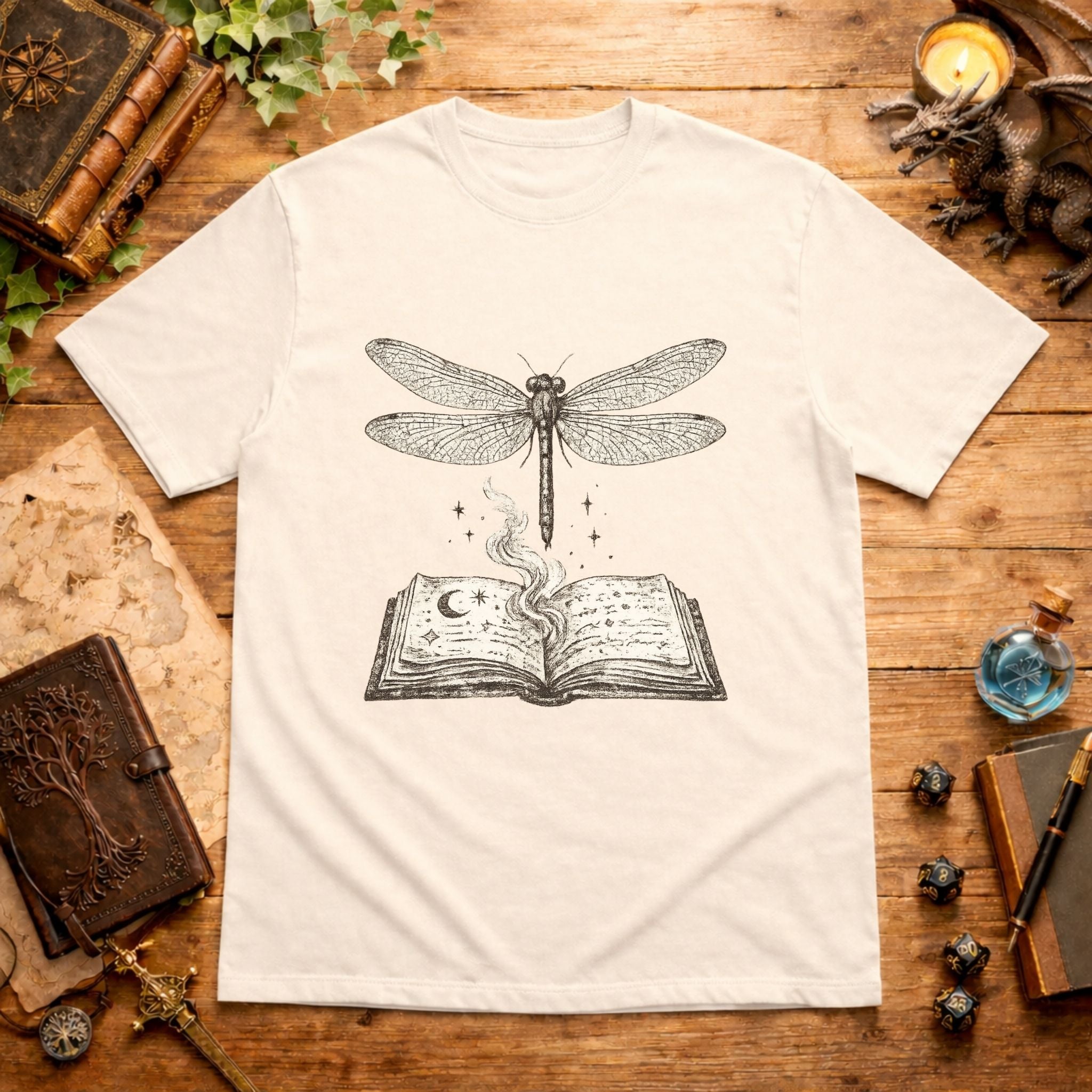 Dragonfly Spellbook T-Shirt