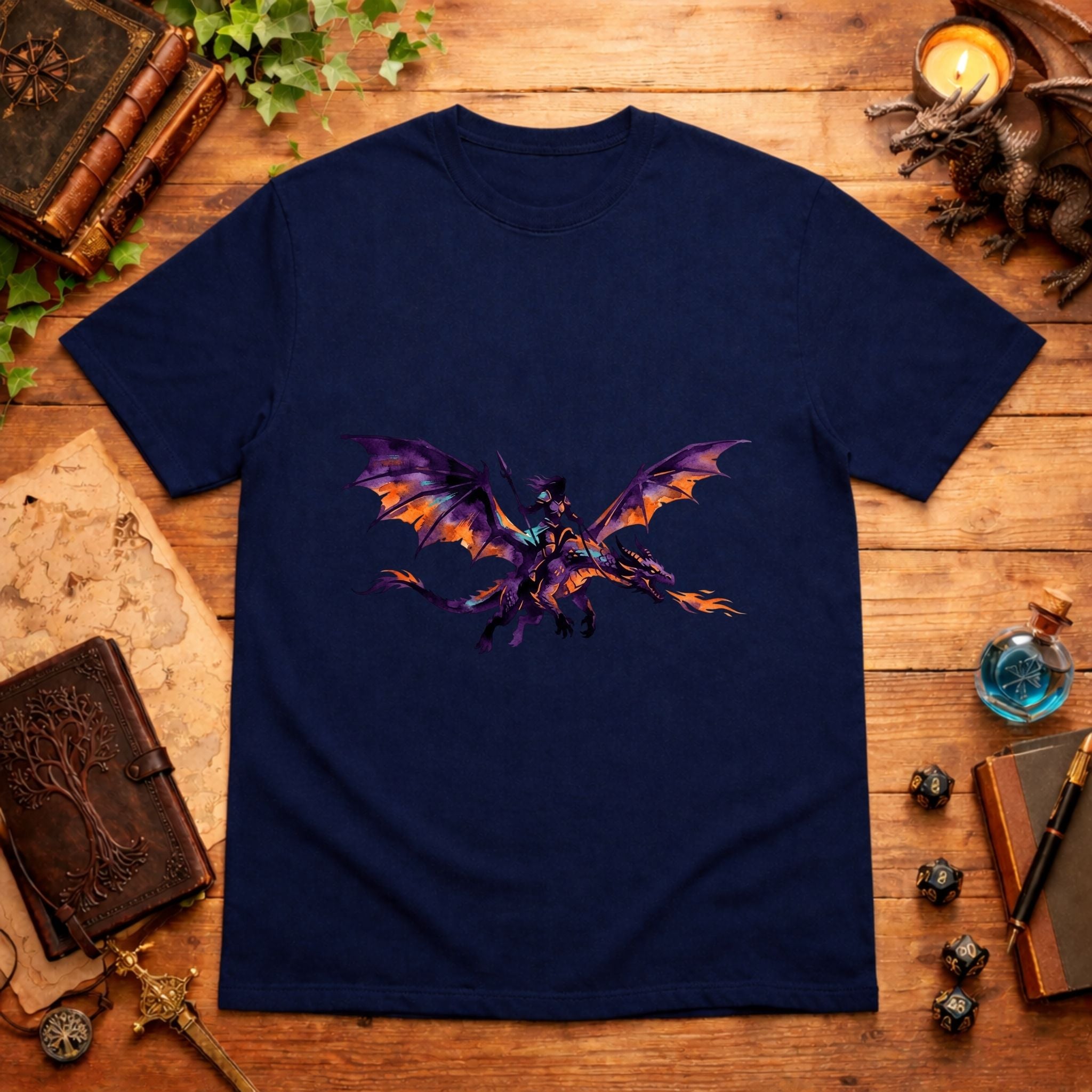 Rider on Fiery Dragon T-Shirt