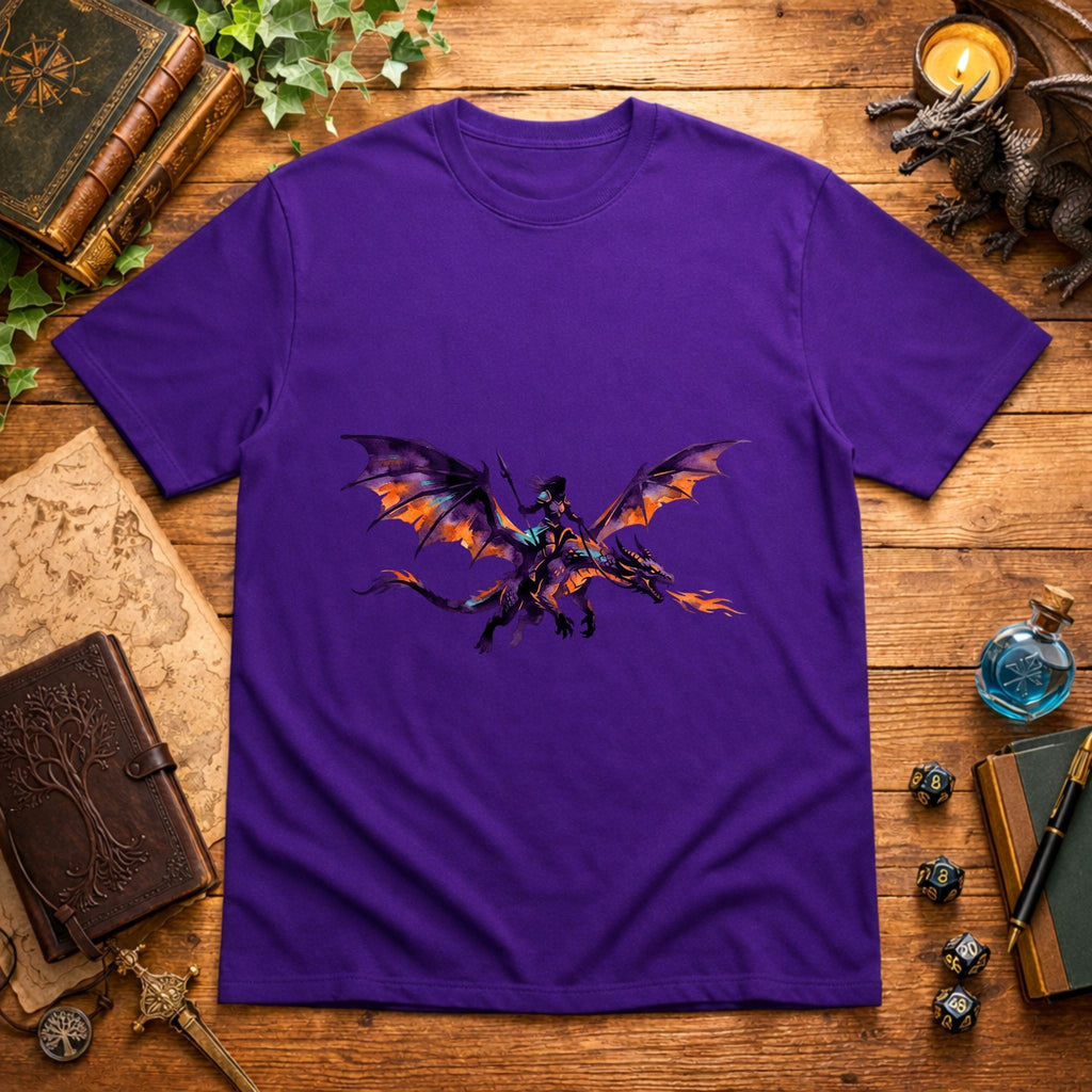 Rider on Fiery Dragon T-Shirt