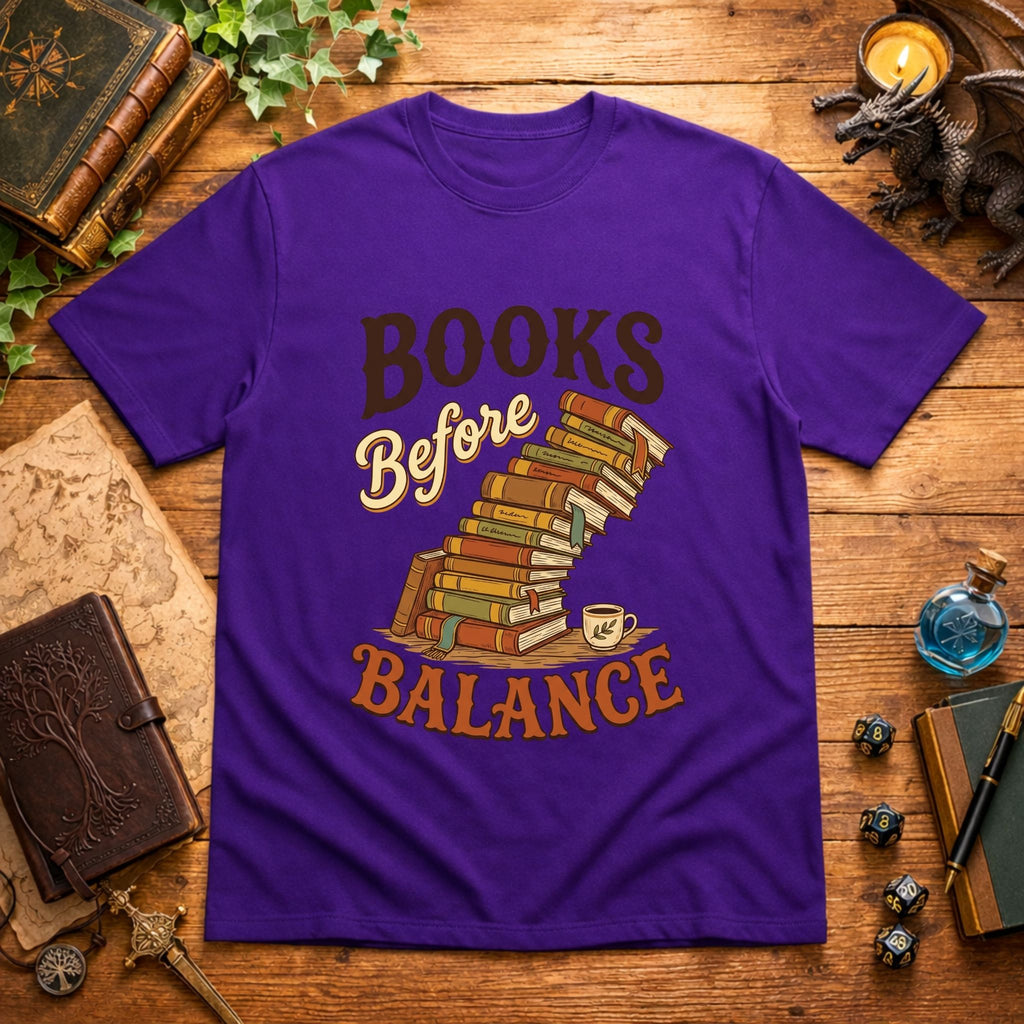 Books Before Balance T-Shirt