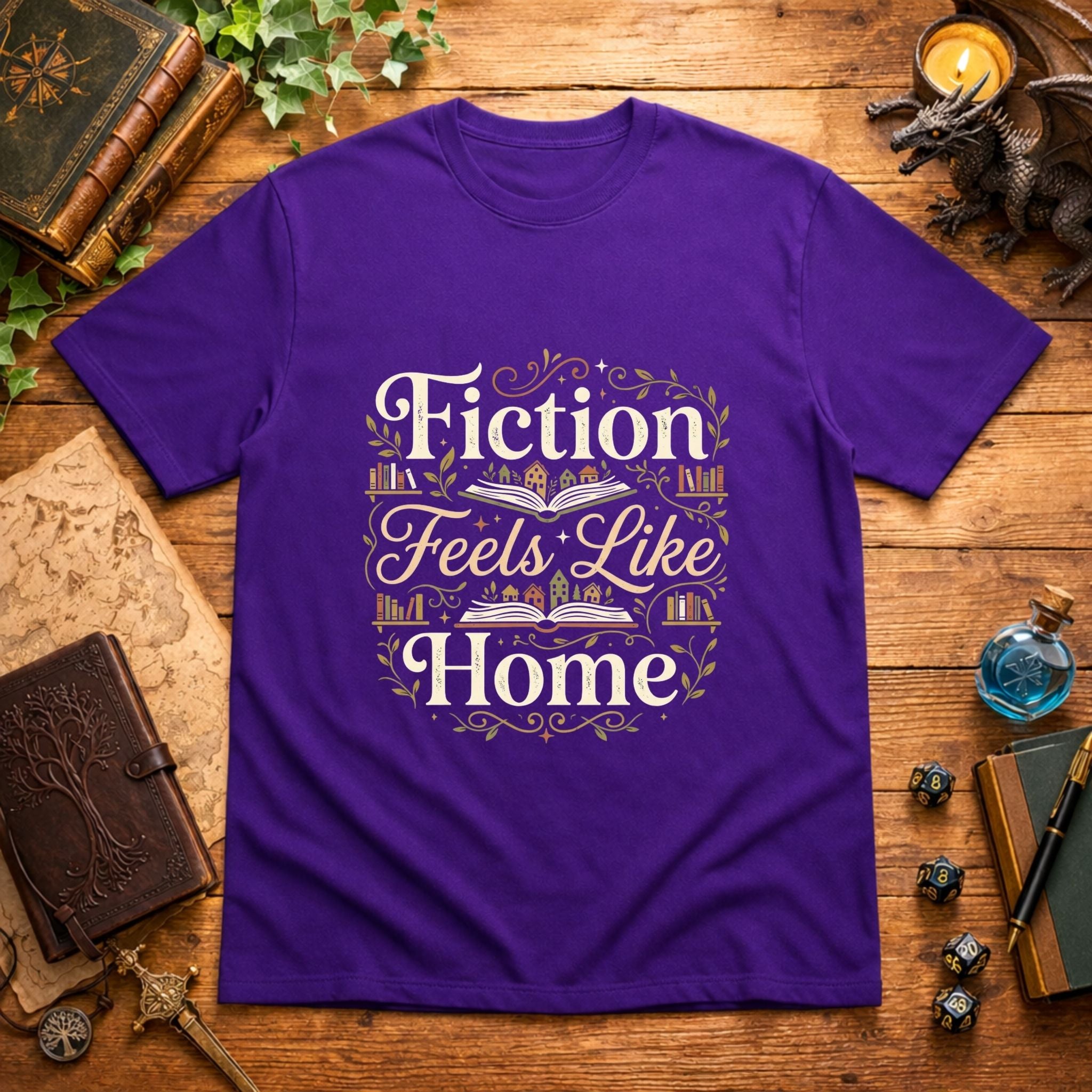 Fiction Feels Like Home T-Shirt