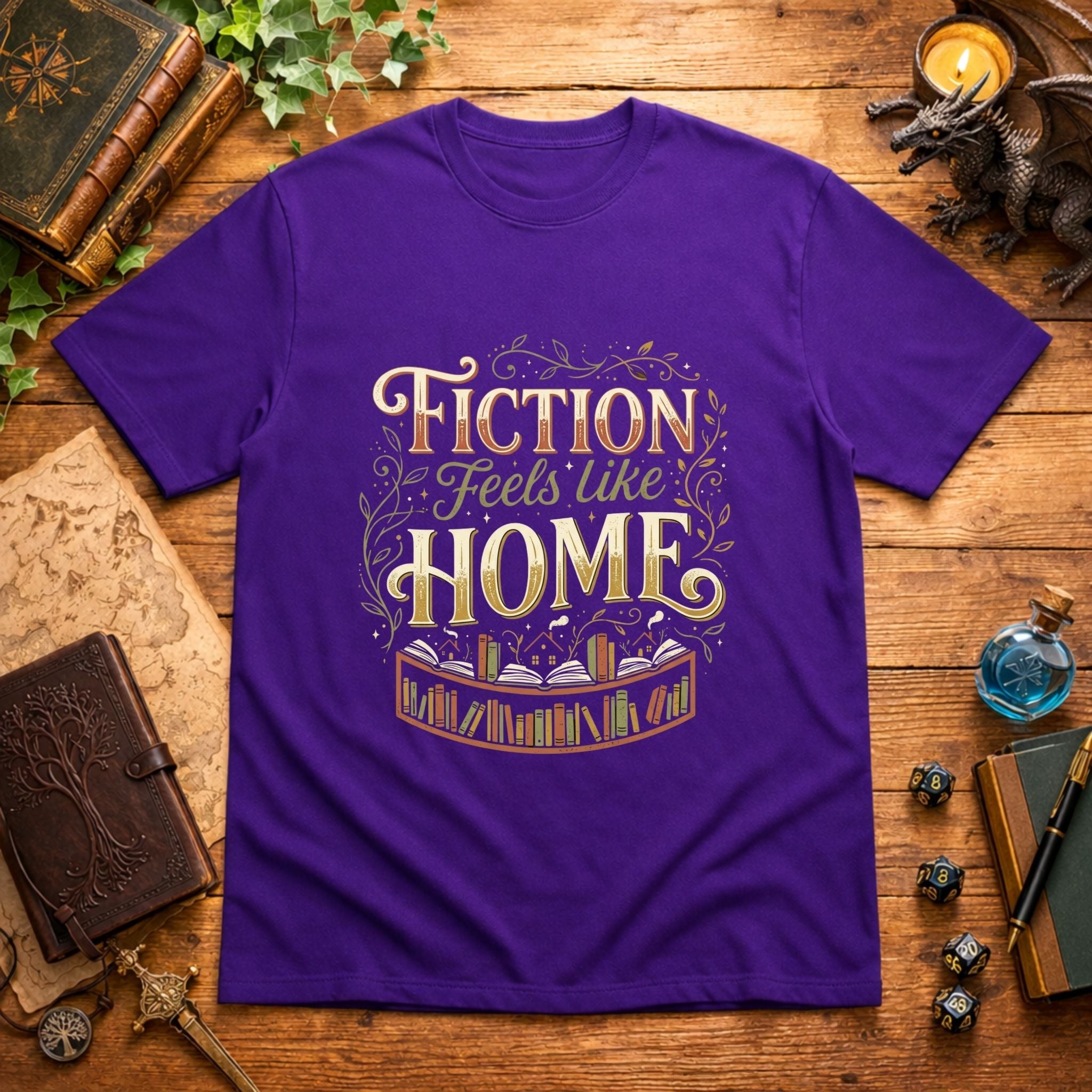Fiction Feels Like Home T-Shirt