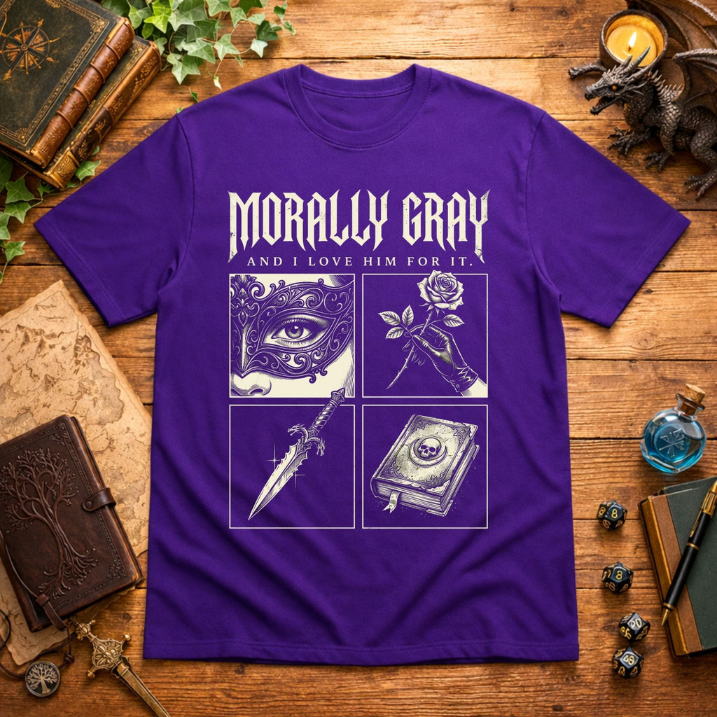 Eye, Rose, Dagger, Book T-Shirt